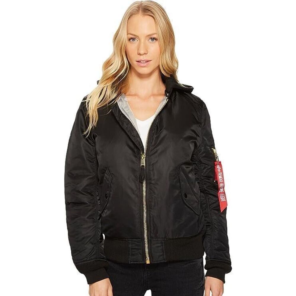 NWT ALPHA INDUSTRIES womens MA-1 NATUS W FLIGHT JACKET Size 14